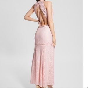 Sunset lace maxi dress